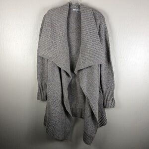 Cabi Oatmeal Confetti Duster Long Draped Cardigan